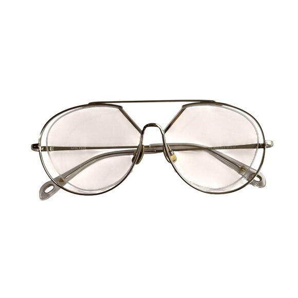 Vita Fede Isla Grande Eyeglass Frames in Rose Gold - Picture 1 of 4